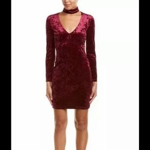 BARDOT Kira Velvet Sheath Dress. Size US4, and US6